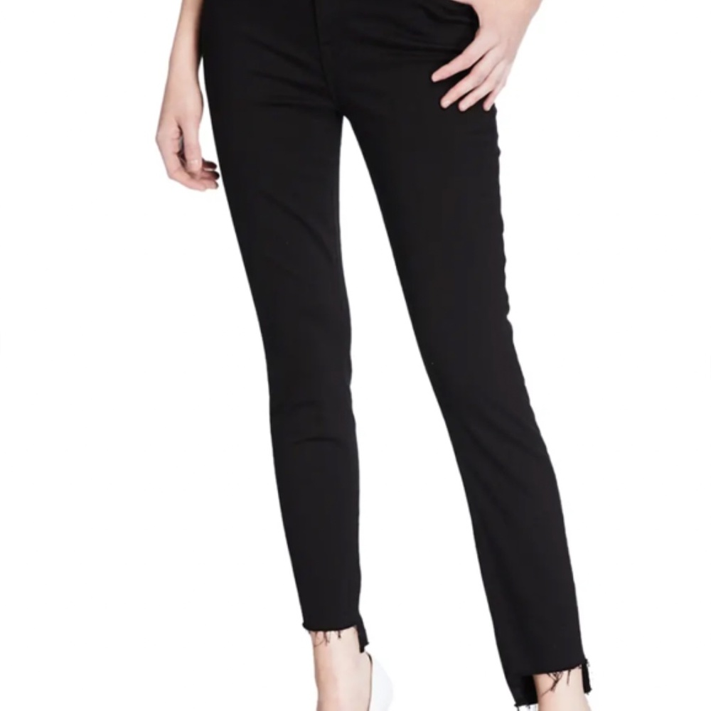 Frame Le Skinny de Jeanne Raw Stagger-Hem Jeans